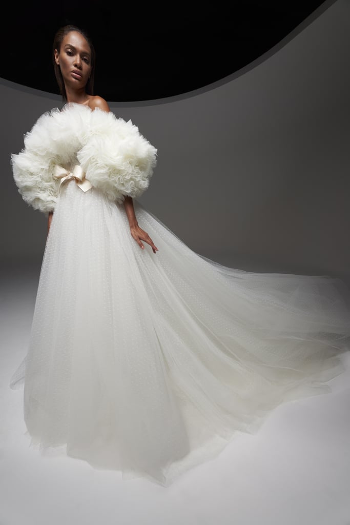Joan Smalls Models Giambattista Valli's Couture Collection