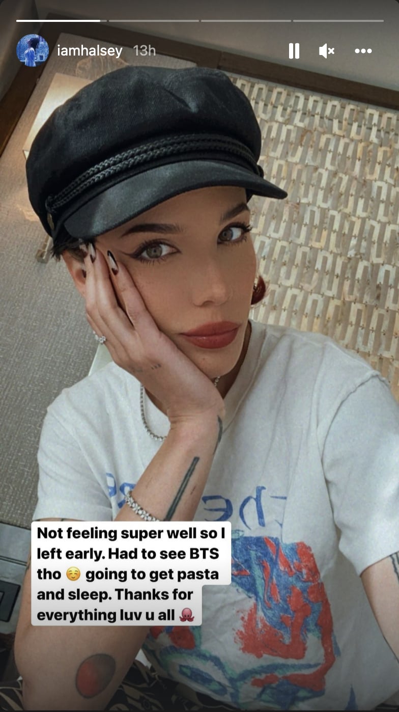 Halsey Instagram photo