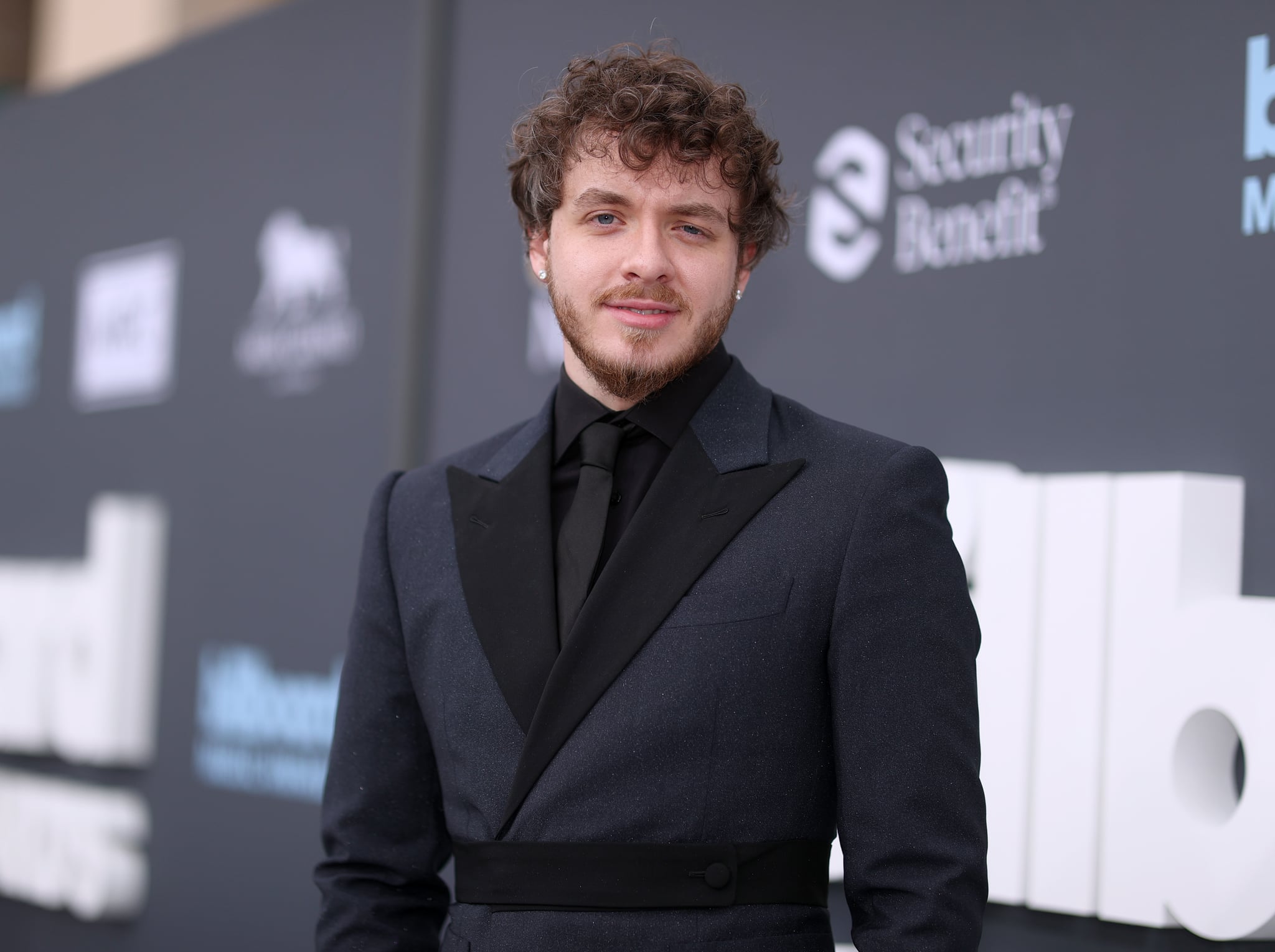 LAS VEGAS, NV - May 15: 2022 BILLBOARD MUSIC AWARDS -- Pictured: Jack Harlow arrives at the 2022 Billboard Music Awards held at MGM Grand Garden Arena on May 15, 2022. -- (Photo by Christopher Polk/NBC/NBCU Photo Bank via Getty Images)