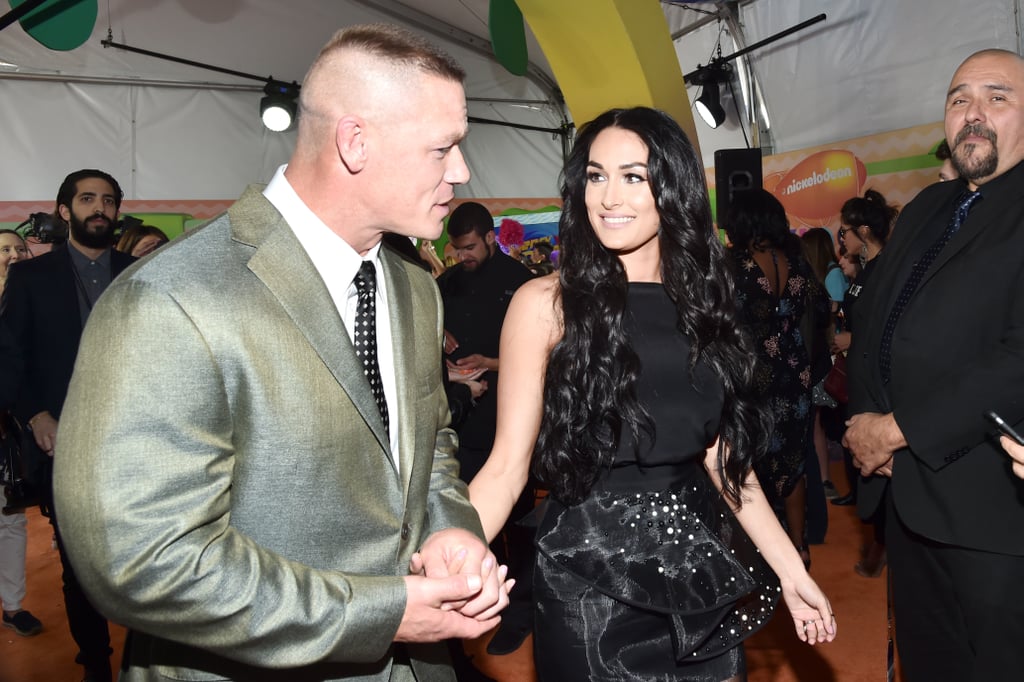 John Cena and Nikki Bella at 2017 Kids' Choice Awards