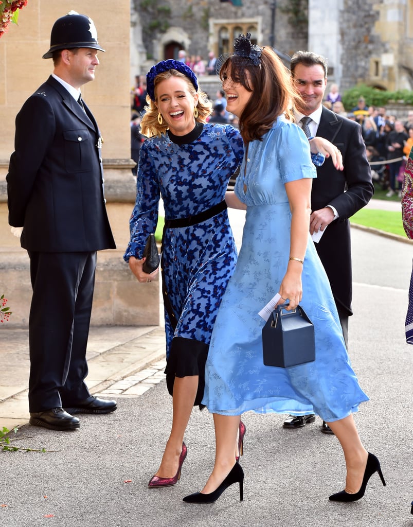 Chelsy Davy and Cressida Bonas at Princess Eugenie's Wedding