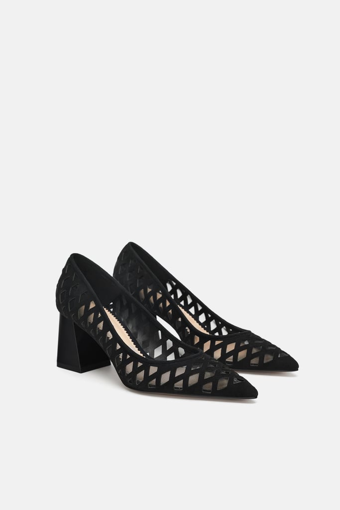 Zara Fancy Leather Pumps