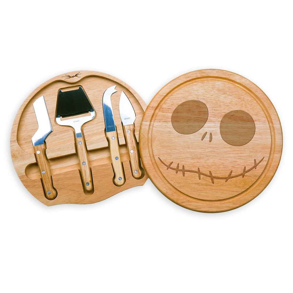 Jack Skellington Cheese Board and Tools Set