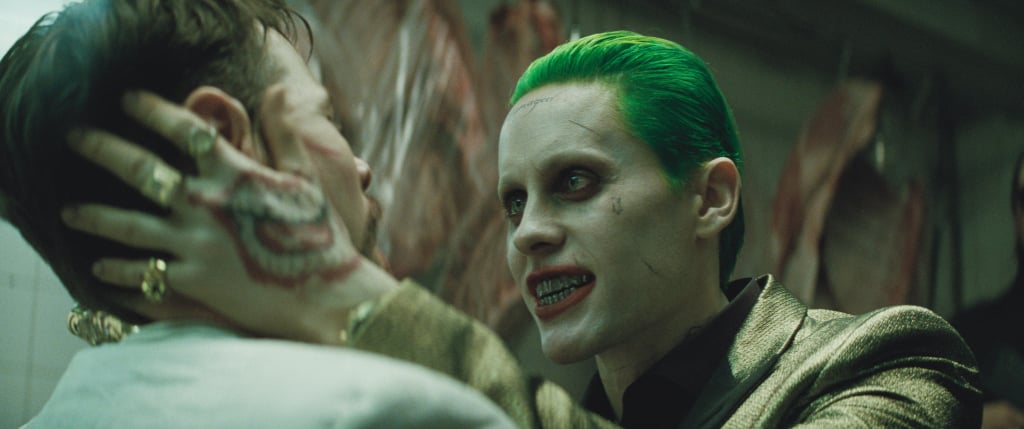 The Joker (Jared Leto) puts his intimidation skills to use.