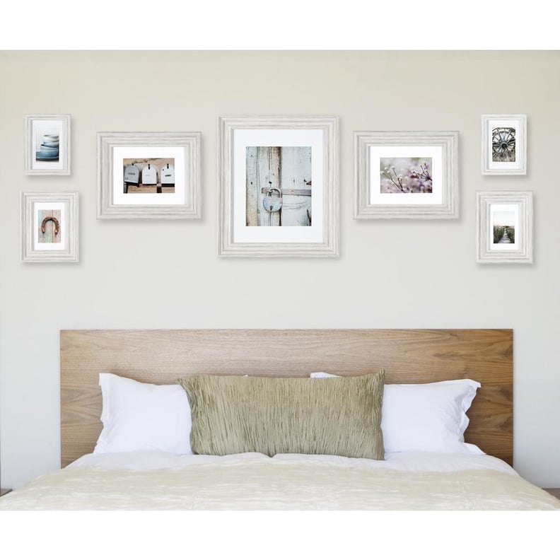 Pinnacle Gallery Perfect Distressed White Collage Picture Frame Set