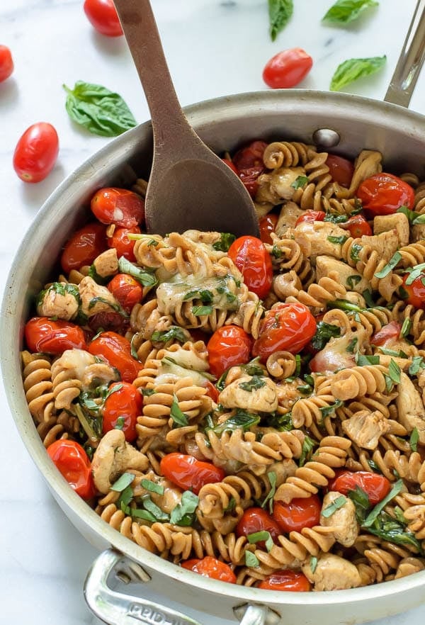 Caprese Chicken Pasta