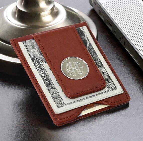 Monogrammed Money Clip ($40)