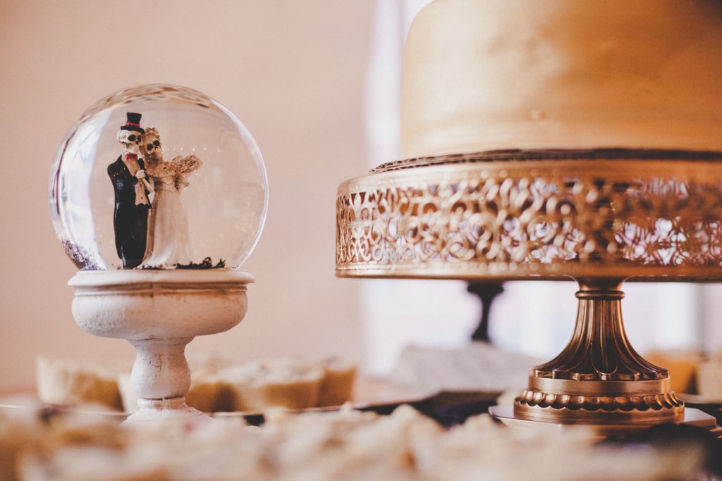 This Backyard Wedding Had Charming Rustic Halloween Decor