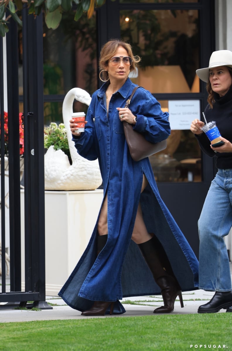 Jennifer Lopez Shopping in West Hollywood in 2023