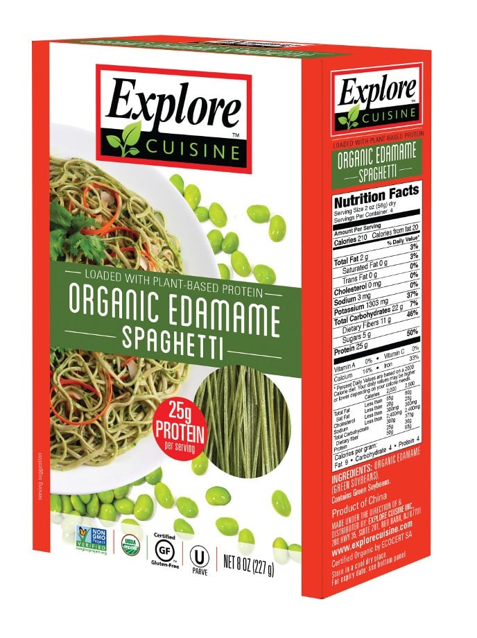 Organic Edamame Spaghetti