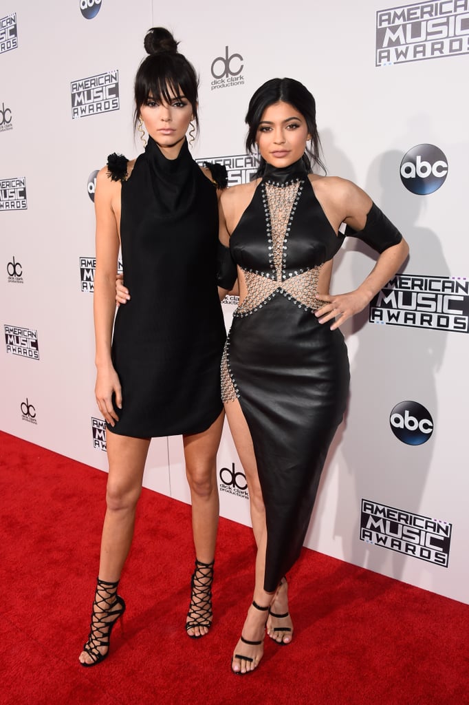 Kendall and Kylie Jenner at American Music Awards 2015 | POPSUGAR ...