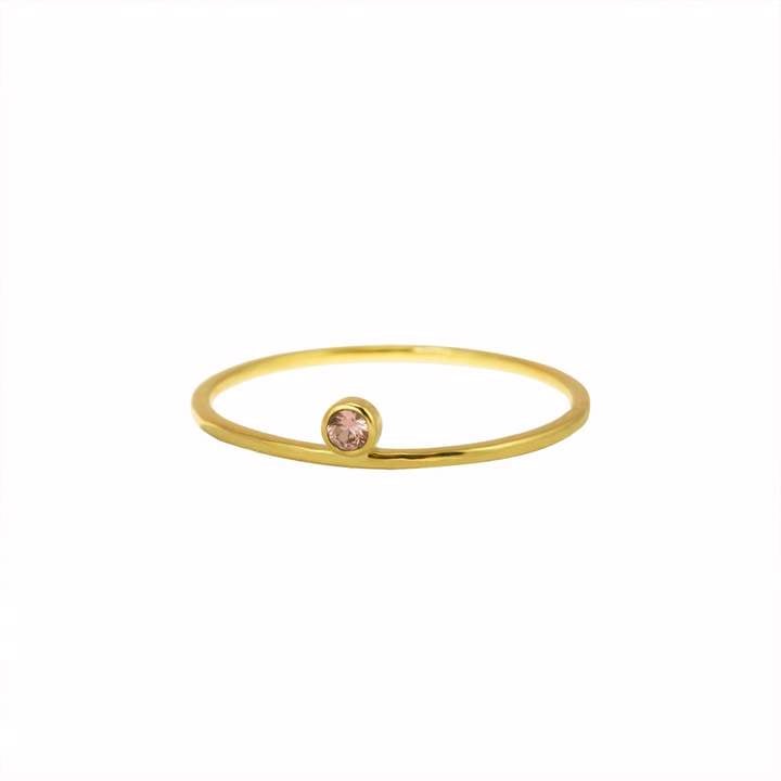 Irena Chmura Jewellery Blush Single Drop Ring