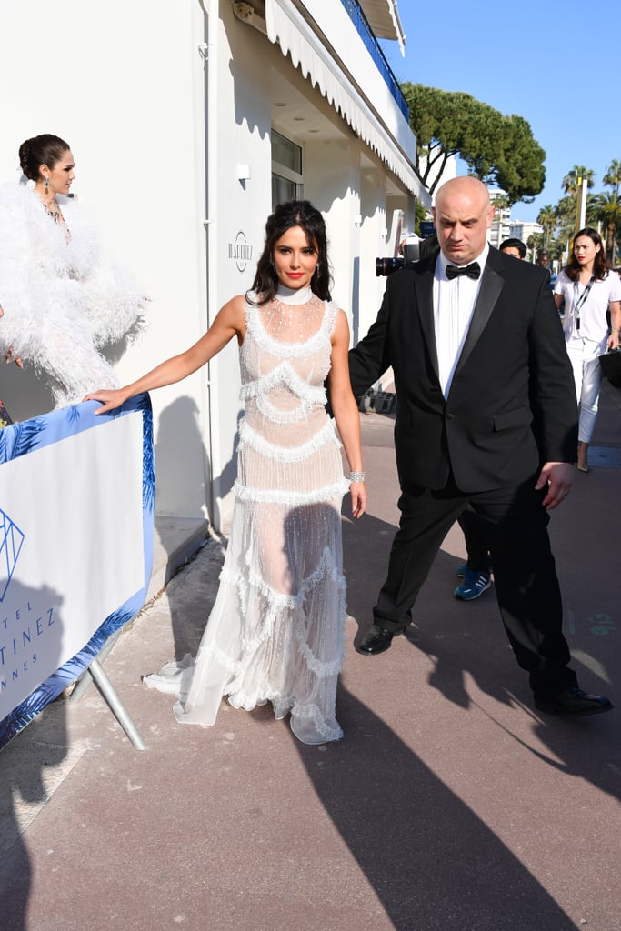 Cheryl Cole's White Dress Cannes Film Festival 2018