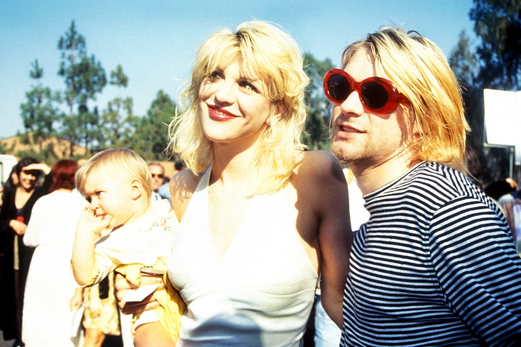 Courtney Love and Kurt Cobain With Their Infant Daughter, Frances Bean (1993)