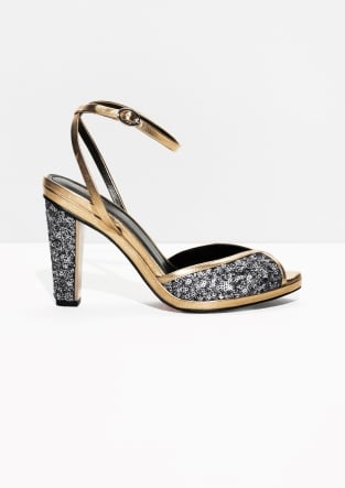 Rodarte x & Other Stories Sequin Sandals