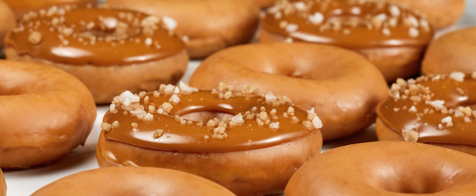 Krispy Kreme's New Caramel Glazed, Caramel Crunch Doughnuts POPSUGAR Food