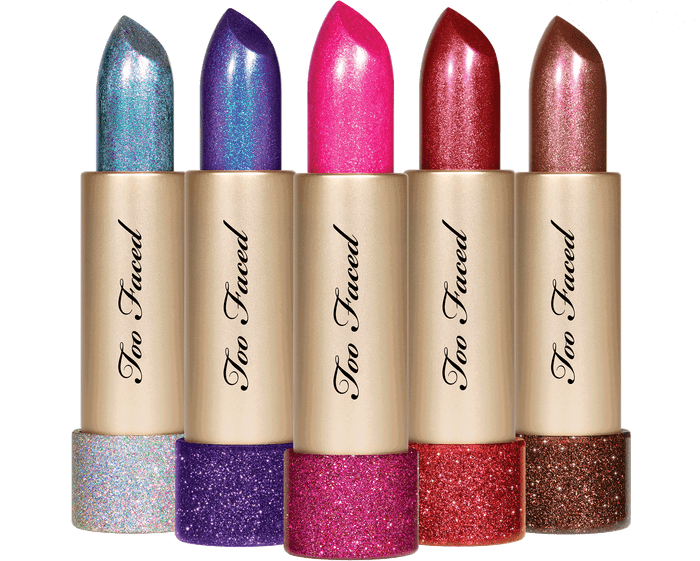 Too Faced Throwback Metallic Lipstick in All Shades