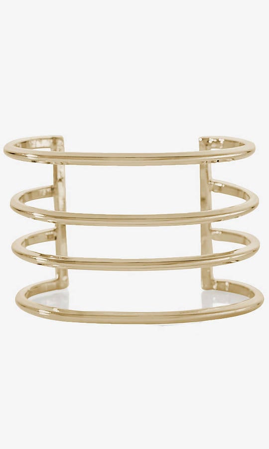 Express Cut-Out Metal Cuff Bracelet ($25)