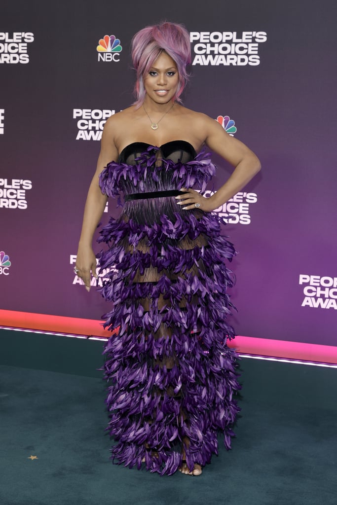 Laverne Cox at the 47th Annual People's Choice Awards in December 2021