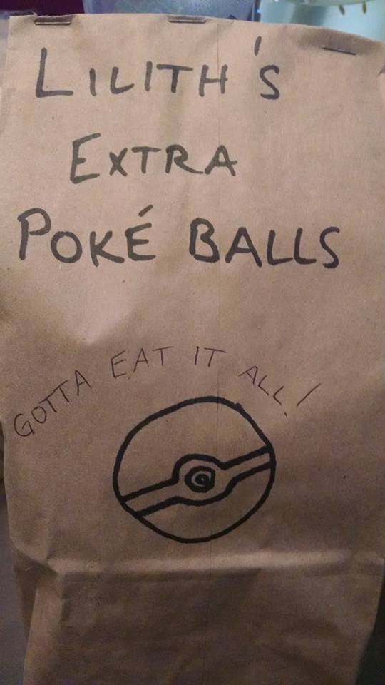 Funny Drawings For School Lunch Brown Bag
