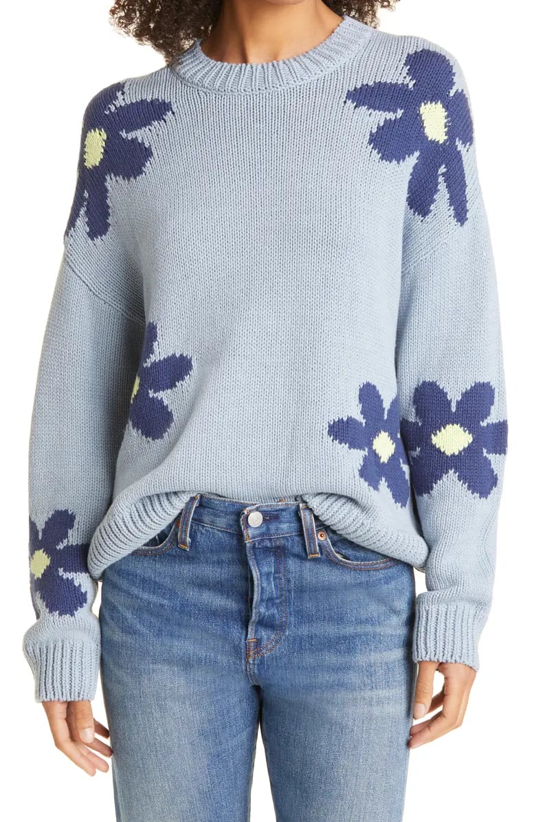 Flower Power: Rails Zoey Intarsia Flower Sweater