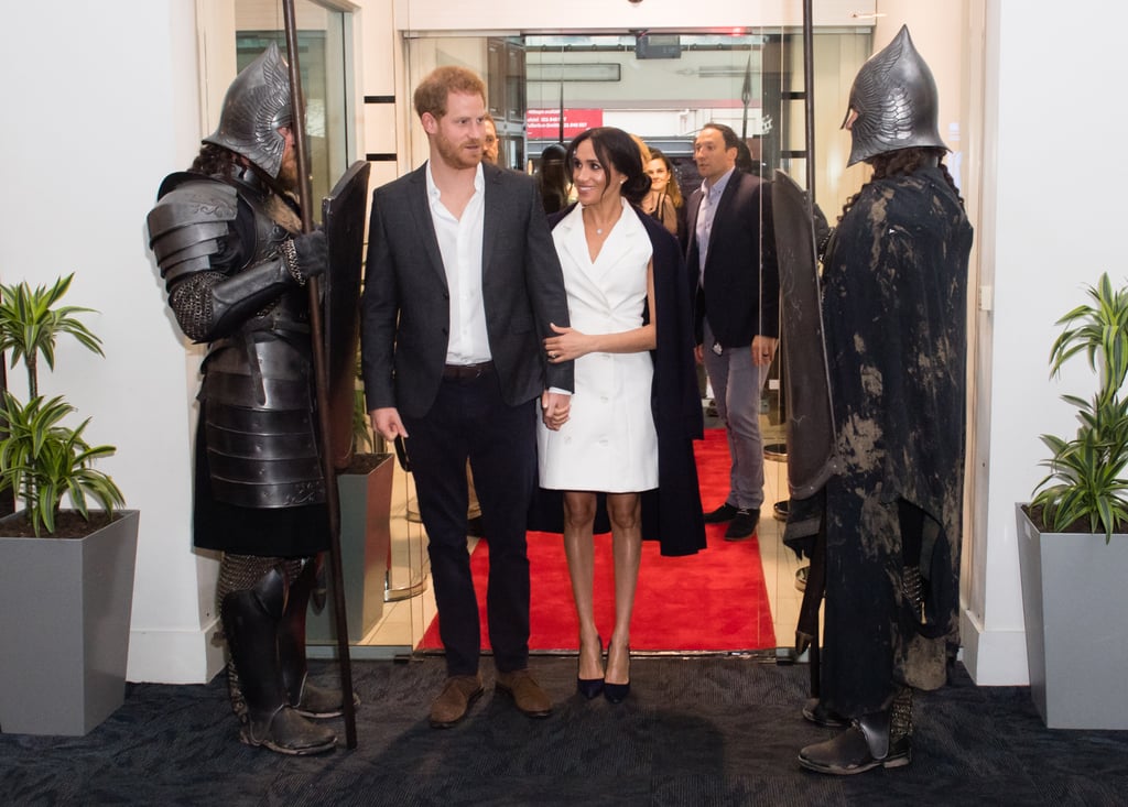 Meghan Markle's Maggie Marilyn Tuxedo Dress October 2018