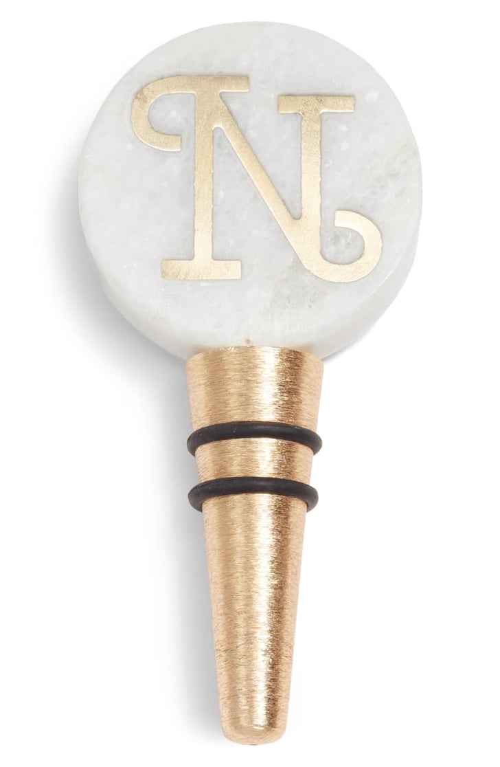 Monogrammed Marble Bottle Stopper The Best Gifts For WineLovers