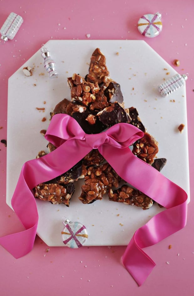 Dark Chocolate Almond Brittle