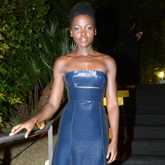 Lupita Nyong'o Wears Shoshanna Cover-Up in Morocco