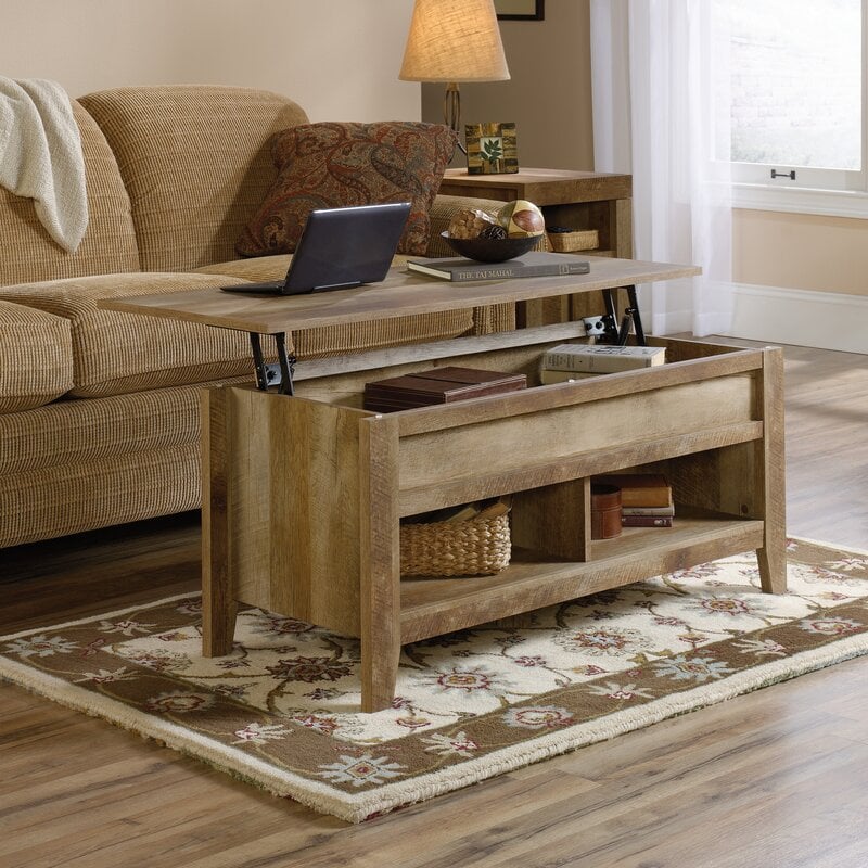 Riddleville Lift-Top Coffee Table With Storage