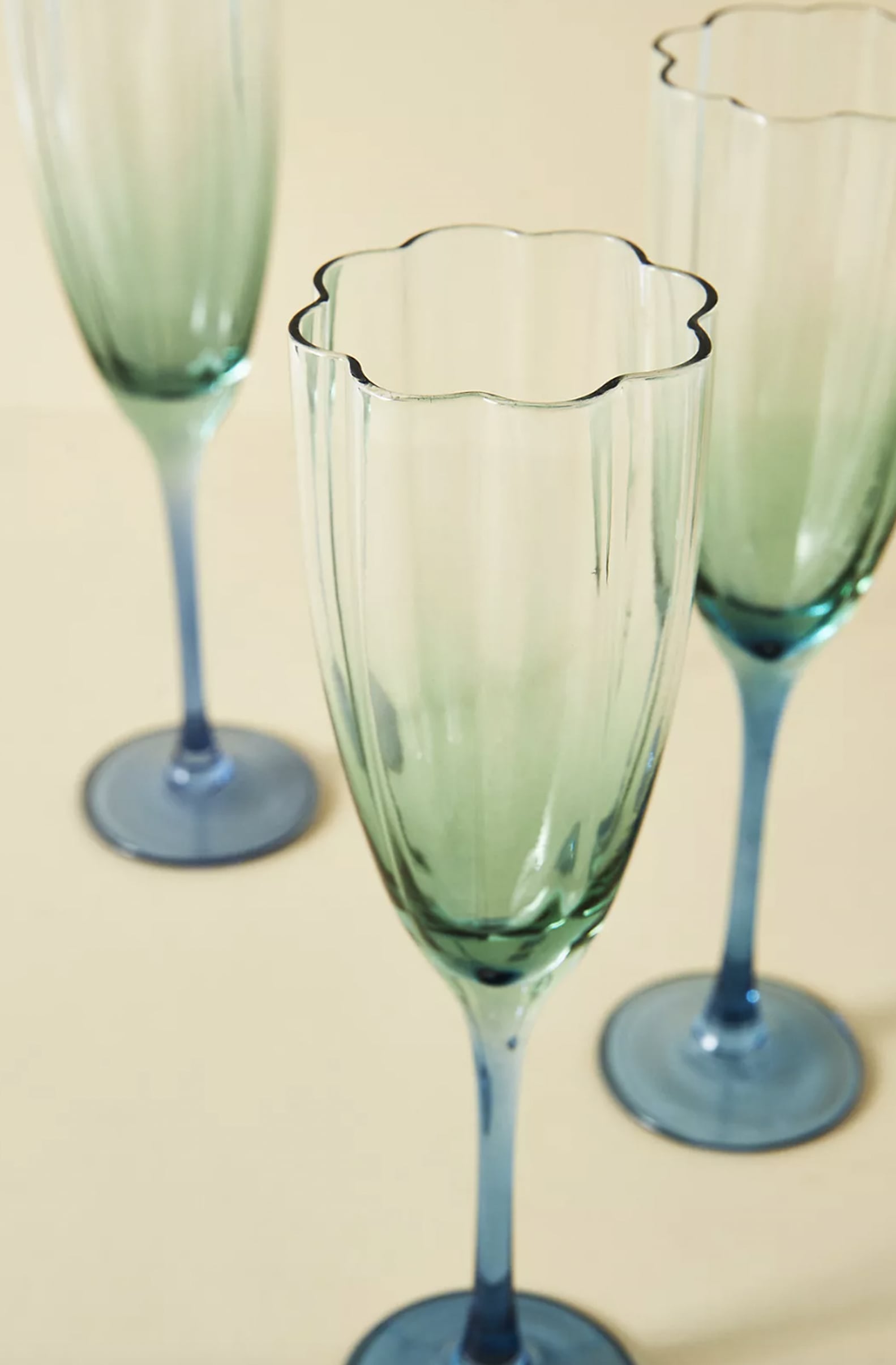 Shop Anthropologies Flower Coupe Glasses | POPSUGAR Home