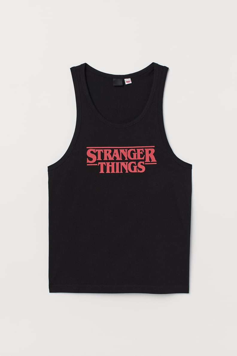 Stranger Things x H&M Tank Top With Printed Design