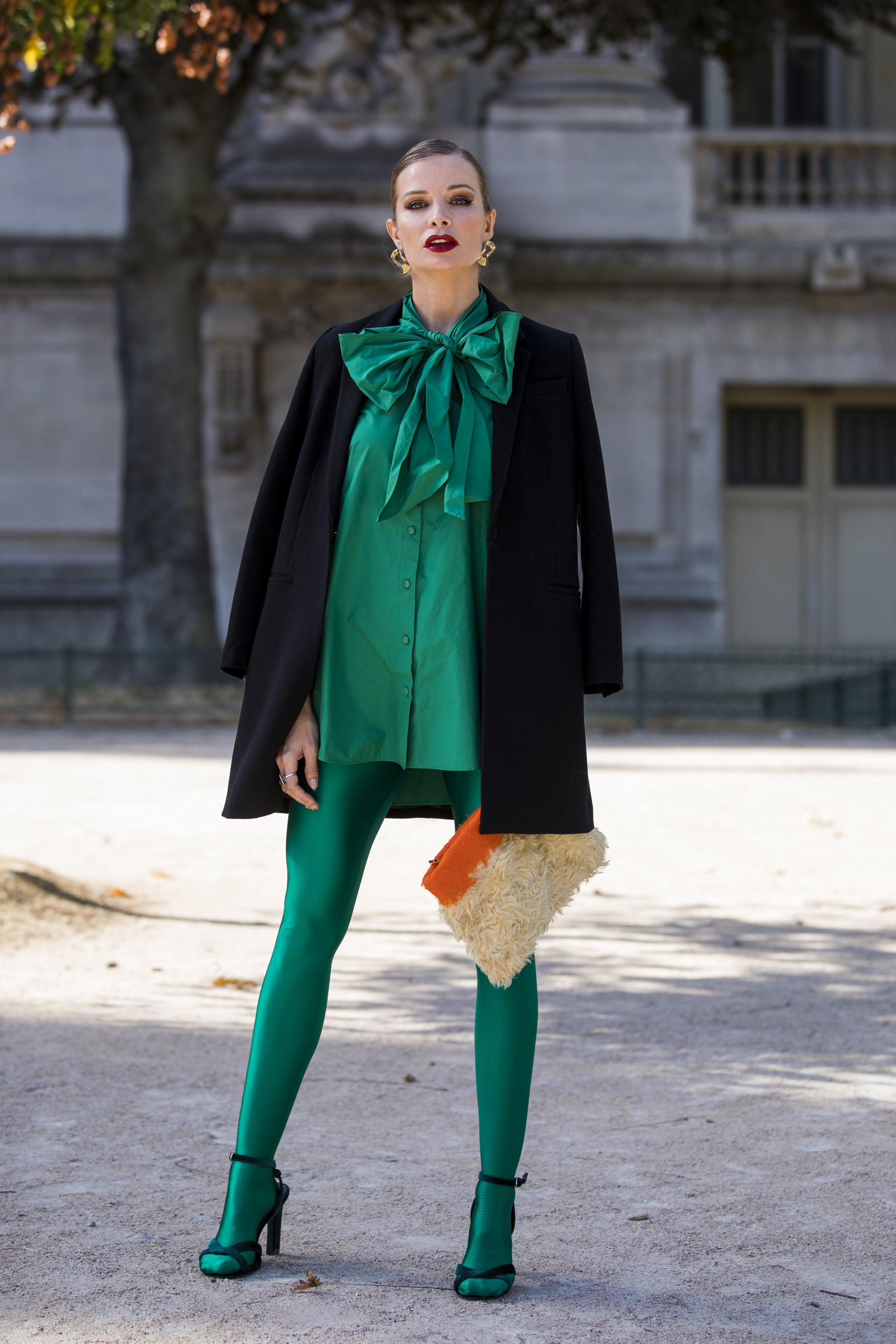 Keeping It Green, These 33 Outfits Prove Tights Weather Needn't Dampen  Your Style