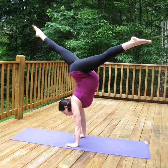 Pregnant Woman Doing Advanced Yoga Poses | Video