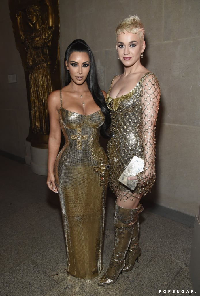 Pictured: Kim Kardashian and Katy Perry