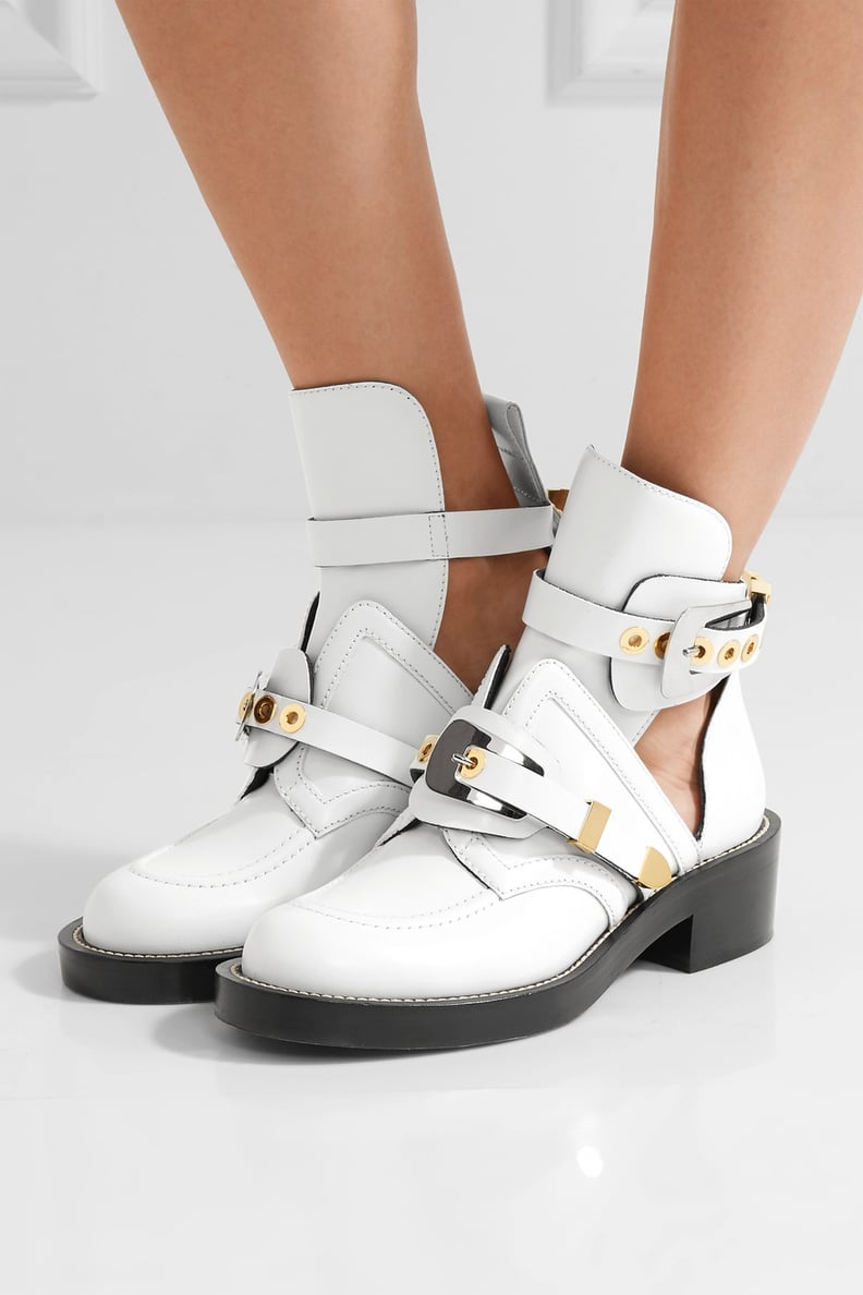Balenciaga Buckled Ankle Boots