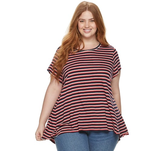 POPSUGAR Plus Size Babydoll Swing Tee