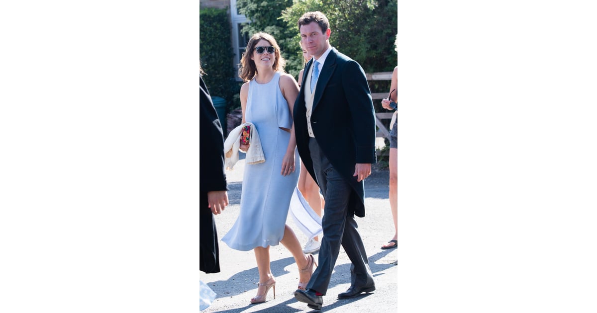 Princess Eugenie s Blue Wedding Guest Dress 2018