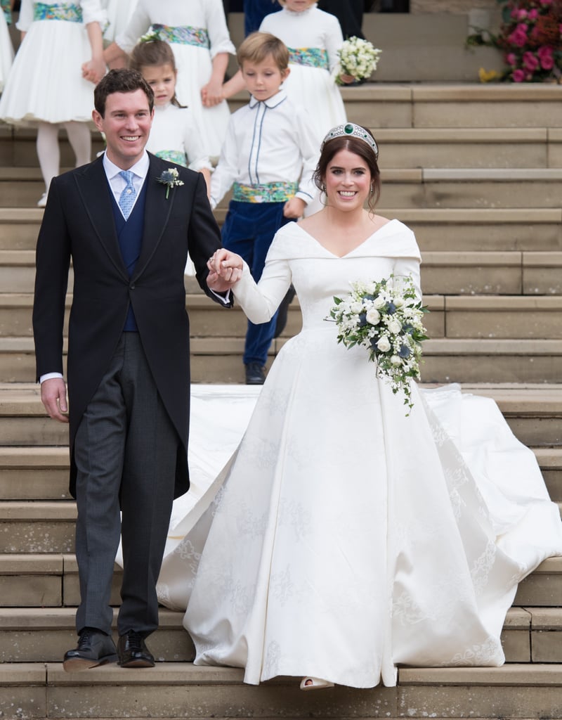 Princess Eugenie Jack Brooksbank Wedding Outfit Exhibition