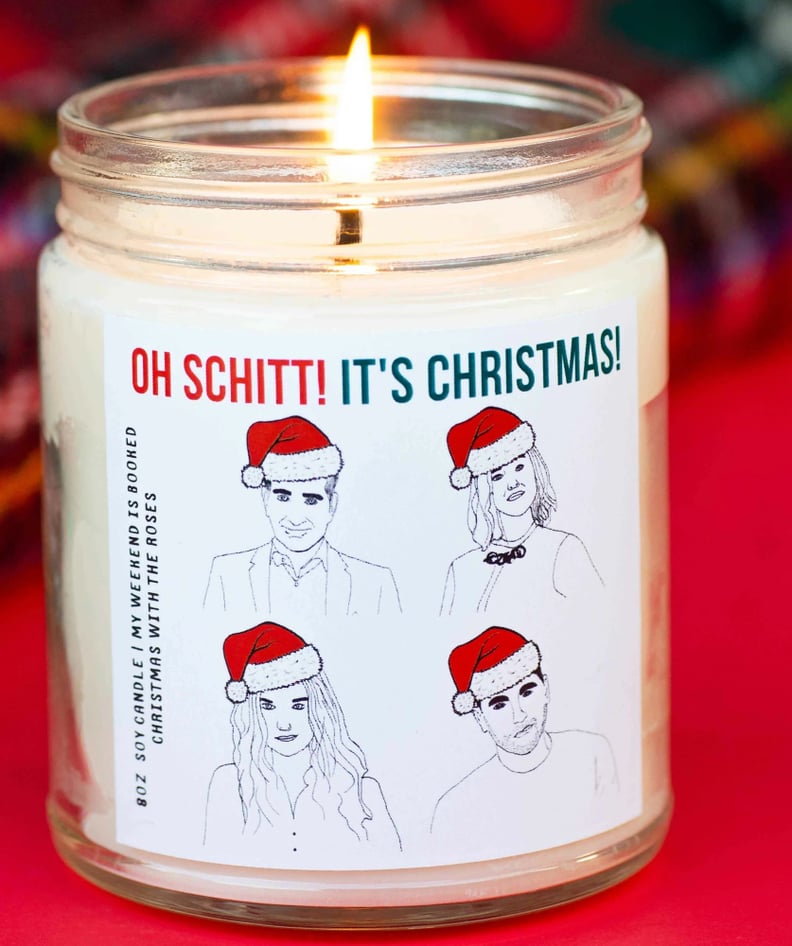 Oh Schitt It's Christmas Candle