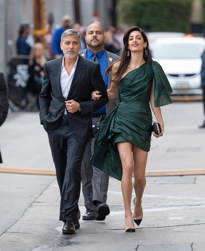 Amal Clooney Green Oscar de la Renta Dress May 2019