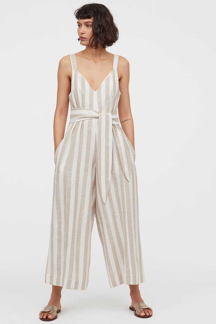H&M Linenblend Jumpsuit H&M Mommy and Me Summer 2019 POPSUGAR