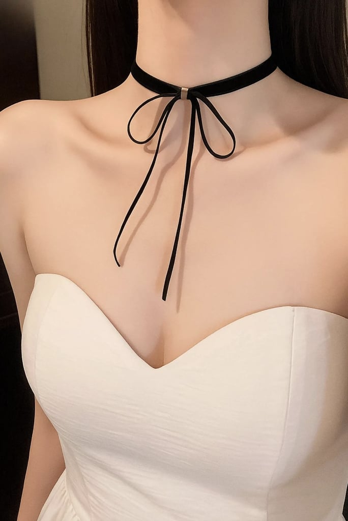 Romantic Velvet Bow Choker