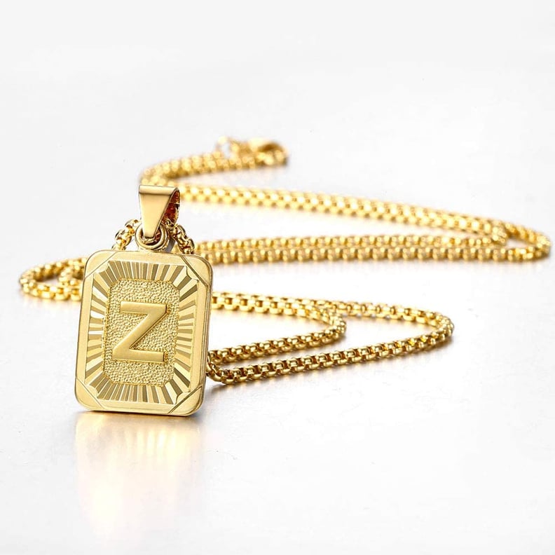 Something Personalized: Trendsmax Initial Letter Pendant Necklace
