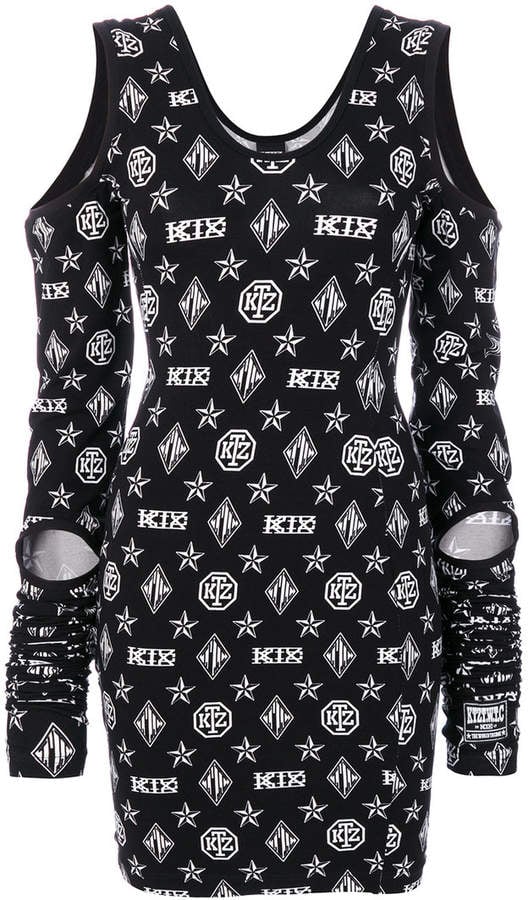 Kokon To Zai logo embroidered dress