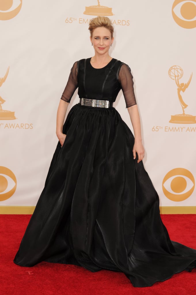 The LBD wasn't so little in Vera Farmiga's case. The actress chose a full-skirted gown with sheer, elbow-length sleeves and Fred Leighton jewelry.