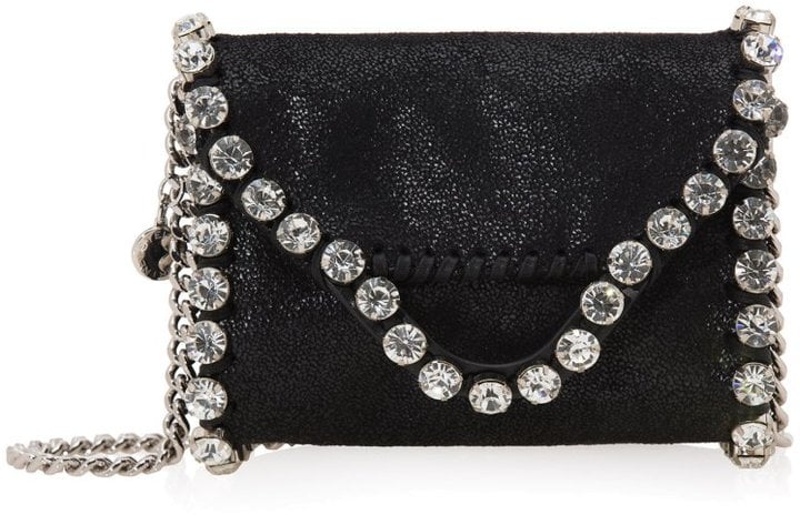 Stella McCartney Falabella Tiny Crystal Shoulder Bag ($787) | Bags to ...