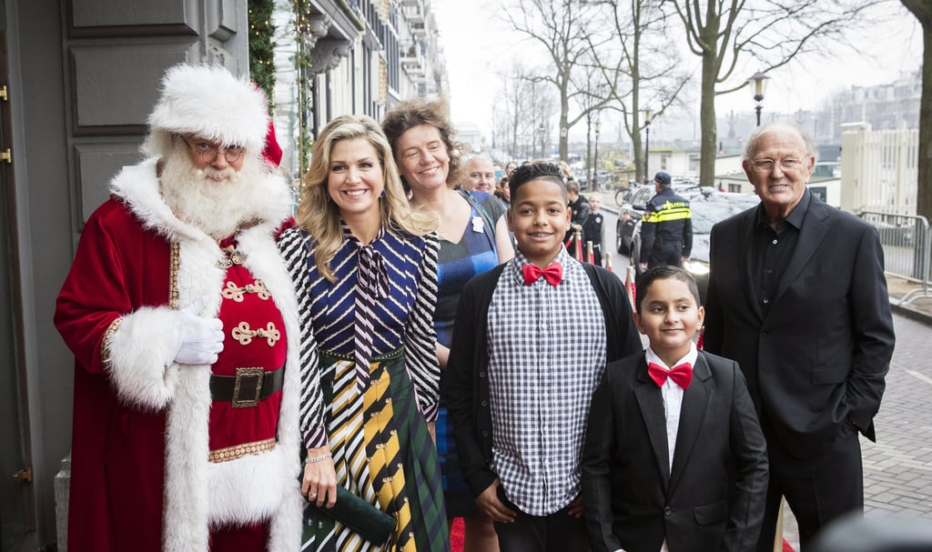 Queen Máxima attends a Christmas gala in Amsterdam.
