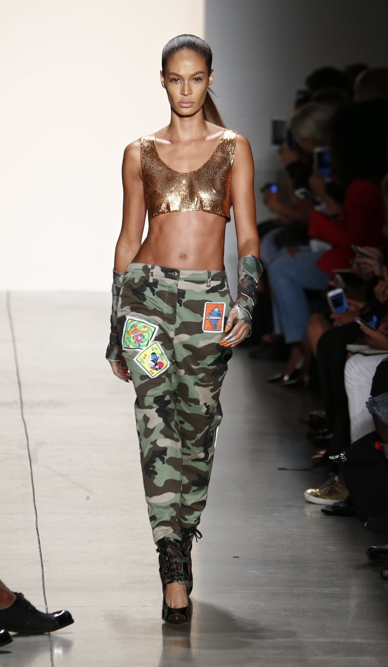 At the Jeremy Scott Show, Joan Gave Us a Peek at Her Toned Abs