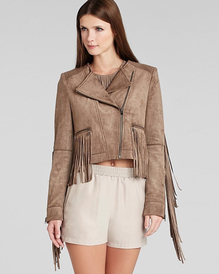 bcbg fringe jacket
